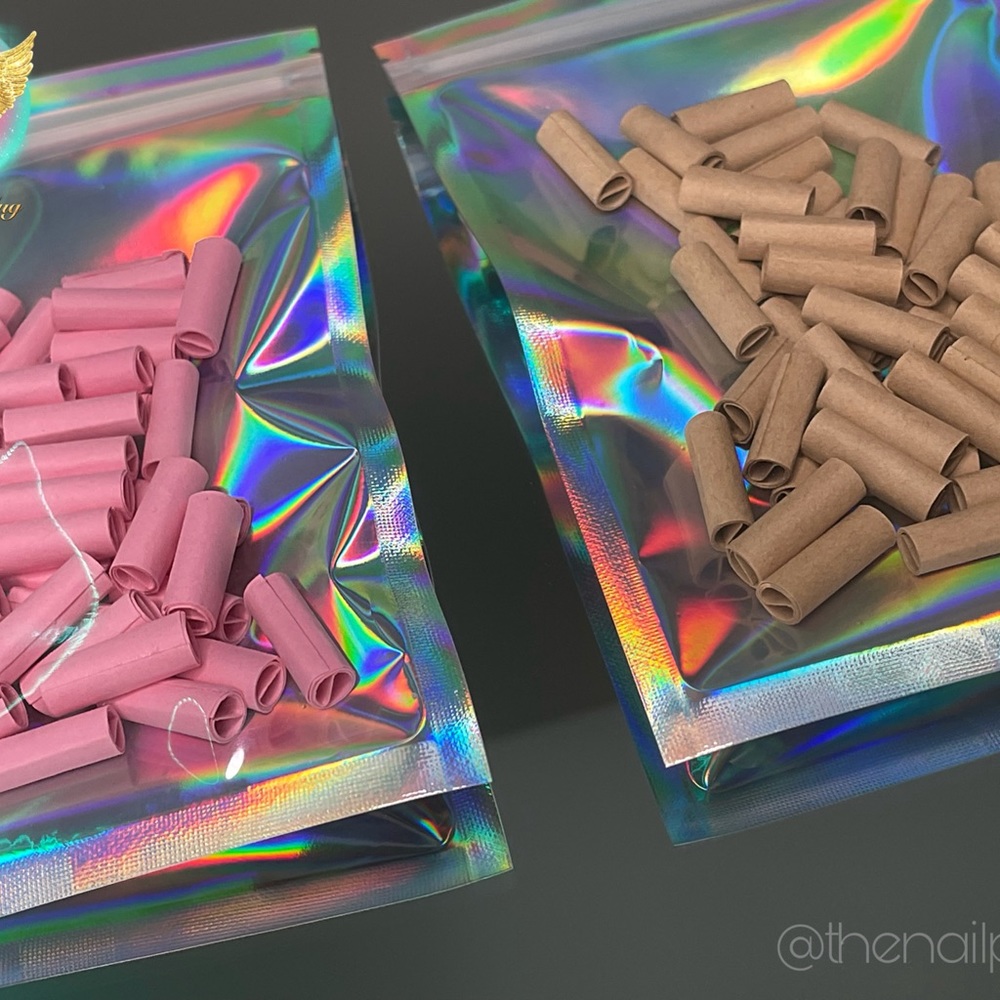 Pink or Brown Filter Tips (50 ct.) | The Nail Plug @thenailplugmi
